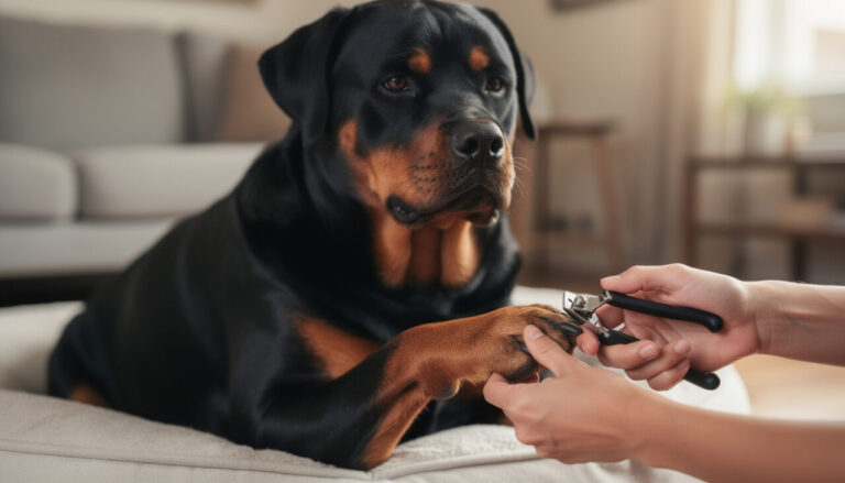 découvrez nos conseils pour couper les ongles de votre chien rottweiler en toute sécurité, afin d'assurer son confort et prévenir les blessures.
