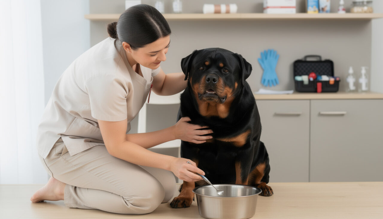 découvrez des méthodes sûres pour faire vomir un chien rottweiler en cas d'ingestion dangereuse, ainsi que les précautions essentielles à prendre pour protéger la santé de votre animal.