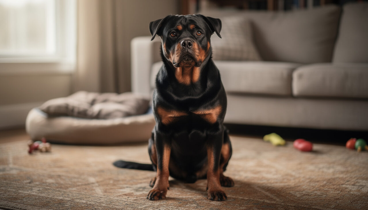 découvrez les causes possibles pour lesquelles votre chien rottweiler tremble sans raison apparente et apprenez quand consulter un vétérinaire pour assurer sa santé et son bien-être.