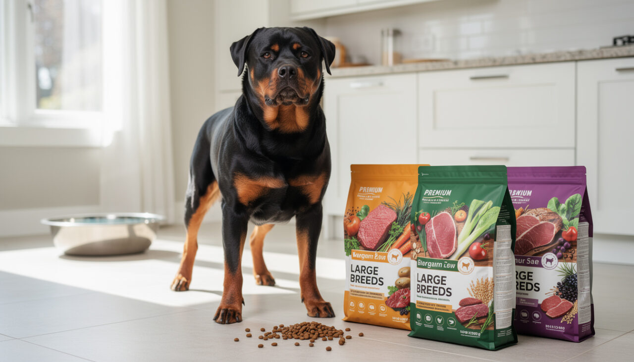 découvrez quelle marque de croquettes est la mieux adaptée pour les besoins nutritionnels spécifiques de votre chien rottweiler afin de garantir sa santé et son bien-être.