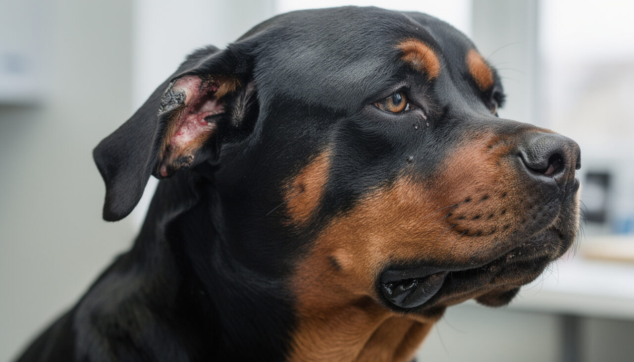 découvrez comment identifier les signes d'otite chez votre chien rottweiler pour agir rapidement et assurer son bien-être.