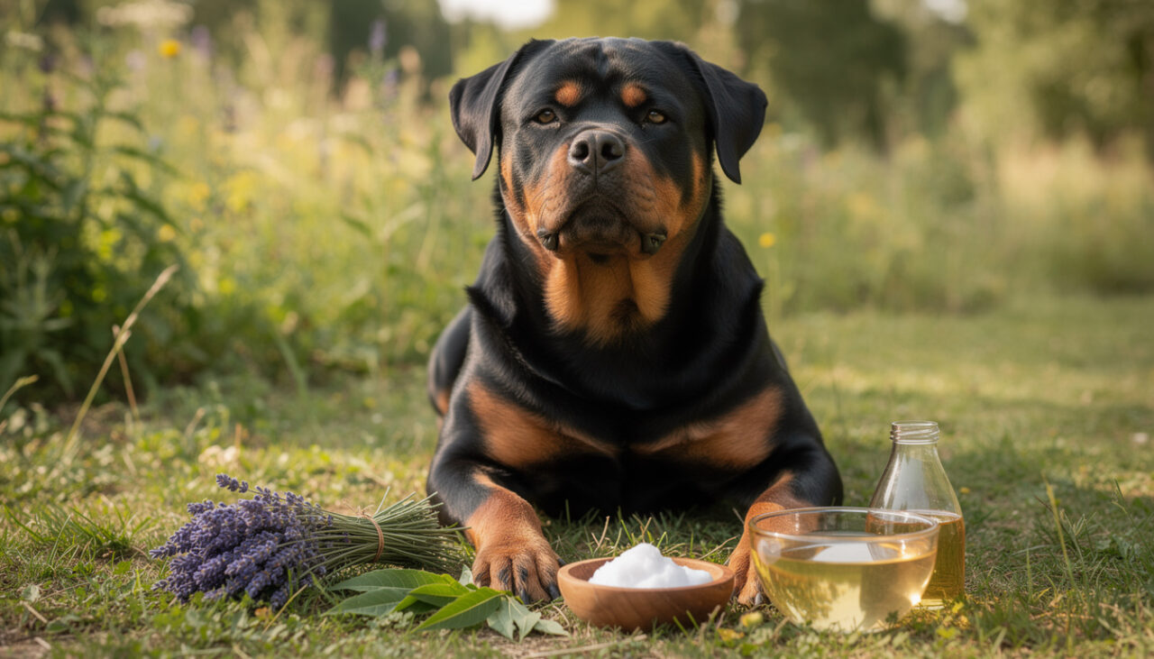découvrez des remèdes naturels et efficaces pour éliminer les puces sur votre chien rottweiler, tout en préservant sa santé et son bien-être.